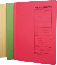 RNK - Verlag 2777 - Bauplanhefter für das Bauantragsverfahren, Maße (BxH) 230 x 318 mm, 1 Packung à 3 Stück, farbig sortiert