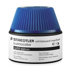 Staedtler Lumocolor whiteboard Marker Nachfüllstation für 351/351 B, 15-20x Nachfüllen 4 Farben blau rot grün schwarz