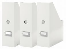 LEITZ Stehsammler Click & Store WOW, A4, Hartpappe, weiß 60470001