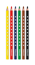 Pelikan Buntstifte SILVERINO, dreieckig, dick, 6 Farben