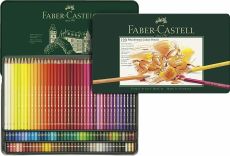 Faber-Castell 110011 Polychromos 120 Künstler - Farbstifte + Art Set Bleistift CASTELL® 9000 Härte 8B - 2H