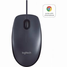 Logitech B100 optical USB black Optische Maus kabelgebunden
