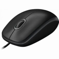 Logitech B100 optical USB black Optische Maus kabelgebunden