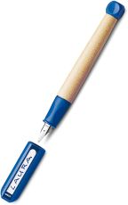 Lamy Füllfederhalter ABC Modell 10, Farbe blau, Feder L (Linkshand), Mit Beschriftungsfeld