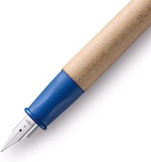 Lamy Füllfederhalter ABC Modell 10, Farbe blau, Feder L (Linkshand), Mit Beschriftungsfeld