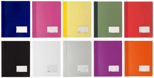 DURABLE Hunke & Jochheim Schnellhefter DURALUX®, für A4 Überbreit, 280x332mm (12 Farben sortiert)