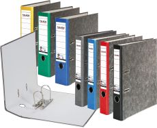 Original Falken 20er Pack Recycling-Ordner Wolkenmarmor blau