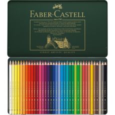 Faber-Castell 110095 - Farbstifte Polychromos 36er Metalletui und Pitt Graphite Zeichenset