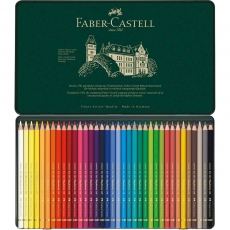 Faber-Castell 110095 - Farbstifte Polychromos 36er Metalletui und Pitt Graphite Zeichenset