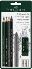 Faber-Castell 110095 - Farbstifte Polychromos 36er Metalletui und Pitt Graphite Zeichenset