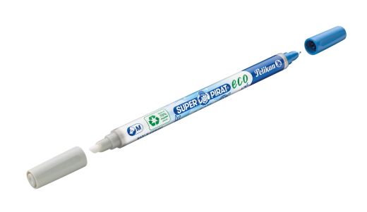 Pelikan Tintenlöscher SuperPirat eco Strichstärke M (Multispitze) Blisterverpackung mit 2 Stück