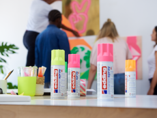 edding 5200 Permanentspray Premium Acryllack neonpink matt