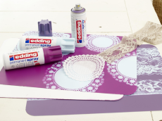 edding 5200 Permanentspray Premium Acryllack lila matt