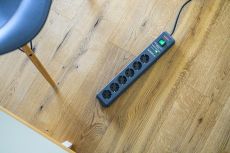 Brennenstuhl 1159540366 Secure-Tec 19.500A Überspannungsschutz-Steckdosenleiste 6-fach anthrazit 2m H05VV-F 3G1,5