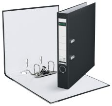 100x Ordner Leitz 1015-50-95, PP, A4, 5,2cm, Kunststoffordner, schwarz + 100x Ordner Leitz 1010-50-95, PP, A4, 8,0cm, Kunststoffordner, schwarz