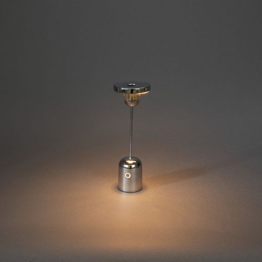 LED USB-Tischleuchte Cassis in Silber 2,5W 120lm IP54