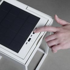 Konstsmide Solar-Dekoleuchte, USB-Leuchte Portofino 7815-250 LED 3.7 W Warmweiß Weiß