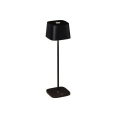 Konstsmide Tischleuchte Capri schwarz Indoor/Outdoor USB/Akku 7814-750, 10 x 10 x 36 cm