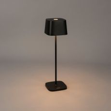 Konstsmide Tischleuchte Capri schwarz Indoor/Outdoor USB/Akku 7814-750, 10 x 10 x 36 cm