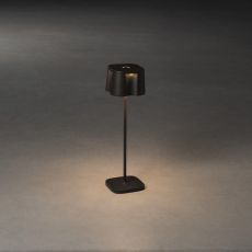 Konstsmide 7818-750 Nice schwarz LED-Außentischlampe 2.5 W Warmweiß Schwarz