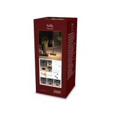 Konstsmide 7816-750 Scilla schwarz LED-Außentischlampe 2.5 W Warmweiß Schwarz