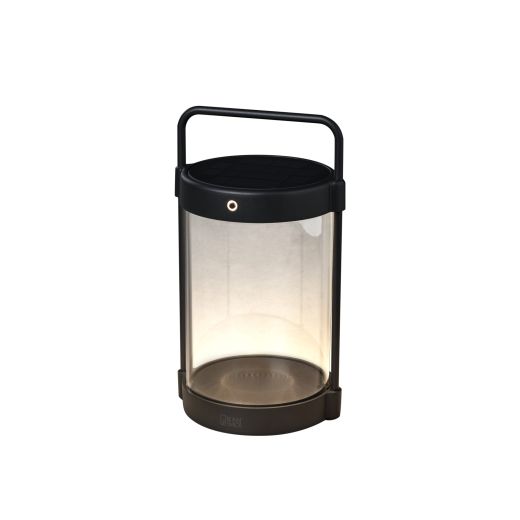 Konstsmide Crotone schwarz 7822-750 Solar-Außenwandleuchte LED 2 W Schwarz