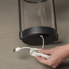 Konstsmide Crotone schwarz 7822-750 Solar-Außenwandleuchte LED 2 W Schwarz