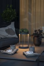 Konstsmide Chieti grau 7821-300 LED-Laterne LED 2.5 W Dunkelgrau