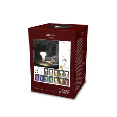 LED Akku Tischleuchte RGBW Antibes in Weiß 2,5W 140lm IP54