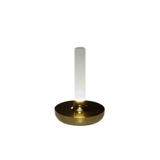 LED Akku Tischleuchte Biarritz in Gold 2,5W 54lm IP54
