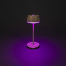 LED USB-Tischleuchte RGBW Lyon in Sandfarbig 2,5W 120lm IP54