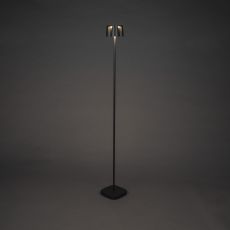 LED USB-Stehleuchte Nice in Schwarz 2,5W 140lm IP54