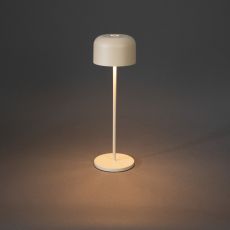 LED USB-Tischleuchte Lille in Sandfarbig 3,5W 150lm IP54