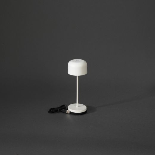 LED USB-Tischleuchte Lille Mini in Weiß 2,2W 100lm IP54