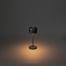 LED USB-Tischleuchte Lille Mini in Schwarz 2,2W 100lm IP54