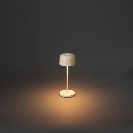 LED USB-Tischleuchte Lille Mini in Sandfarbig 2,2W 100lm IP54