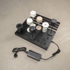 Konstsmide Ladestation für Mini Tischleuchten Platz für bis zu 15 Mini Tischleuchten Indoor 47 x 29 x 4 cm 7836-750