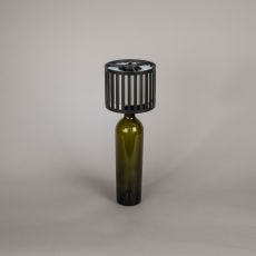 LED USB-Tischleuchte Bottle in Schwarz 2,2W 120lm IP54