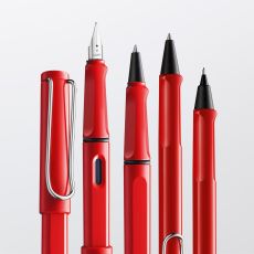 Lamy safari red Kugelschreiber - Bundle mit Minen