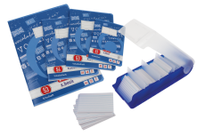 500 Karteikarten in A7 weiß liniert von Herlitz [Sparpaket]