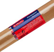 Herlitz 11387248 Packpapierrolle 10 m x 1 m, 1 Rolle