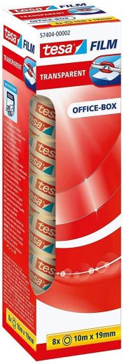 tesa transparent, Office-Box 10m x 19mm (+ 2 Handabroller Mini)