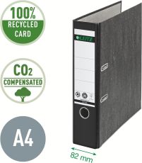 Leitz 1080 Qualitäts-Ordner 180A mit Schlitzen A4 Breit, 10 Stück