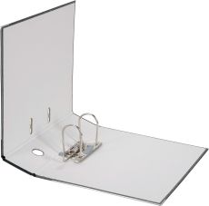 Original Falken 10er Pack Recycling-Ordner Wolkenmarmor. Made in Germany. 8 cm breit DIN A4 schwarzer Rücken Ringordner Aktenordner Briefordner Büroordner Pappordner CO2-Neutral Blauer Engel