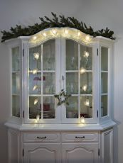 Konstsmide 3150-103 Dekoration für den Innenbereich, 16 LEDs, geflochtene Herzen
