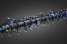 Konstsmide 3858-500 144er Micro LED Büschellichterkette mit mehrfarbigen Dioden - für den Innen- & Außenbereich