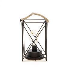 Konstsmide 1816-780 LED Metalllaterne mit 6-h Timer
