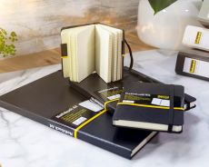 Idena 209284 Notizbuch 80g/m² liniert schwarz DIN A5 192 Seiten