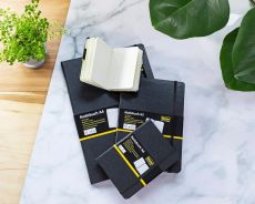 Idena 209284 Notizbuch 80g/m² liniert schwarz DIN A5 192 Seiten
