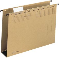 Leitz 1946 Hängesammler ALPHA® - Hartpappeboden 60 mm, Natronkarton, naturbraun